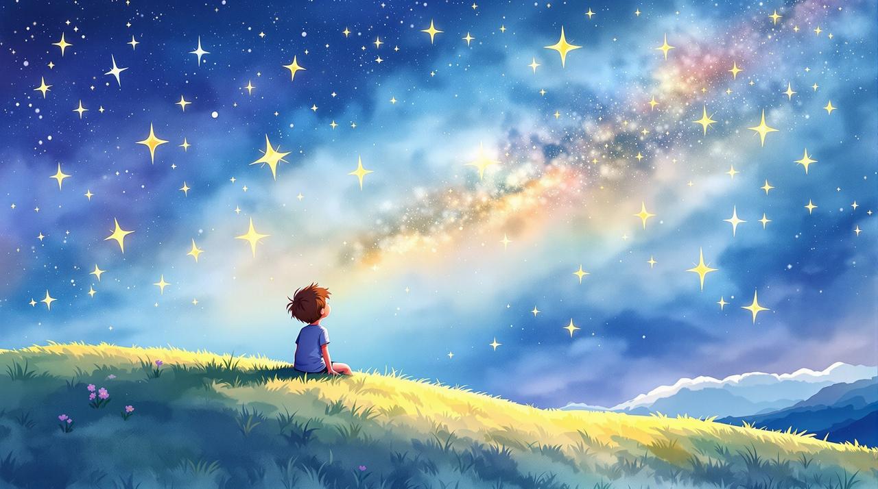 久青草影院 - 手绘动画短片：星空之梦 投稿封面